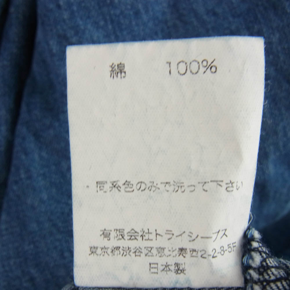 STANDARD CALIFORNIA スタンダードカリフォルニア SD Harrington Jacket  INDIGO ハリントン デニム ジャケット インディゴブルー系 XL【新古品】【未使用】【中古】