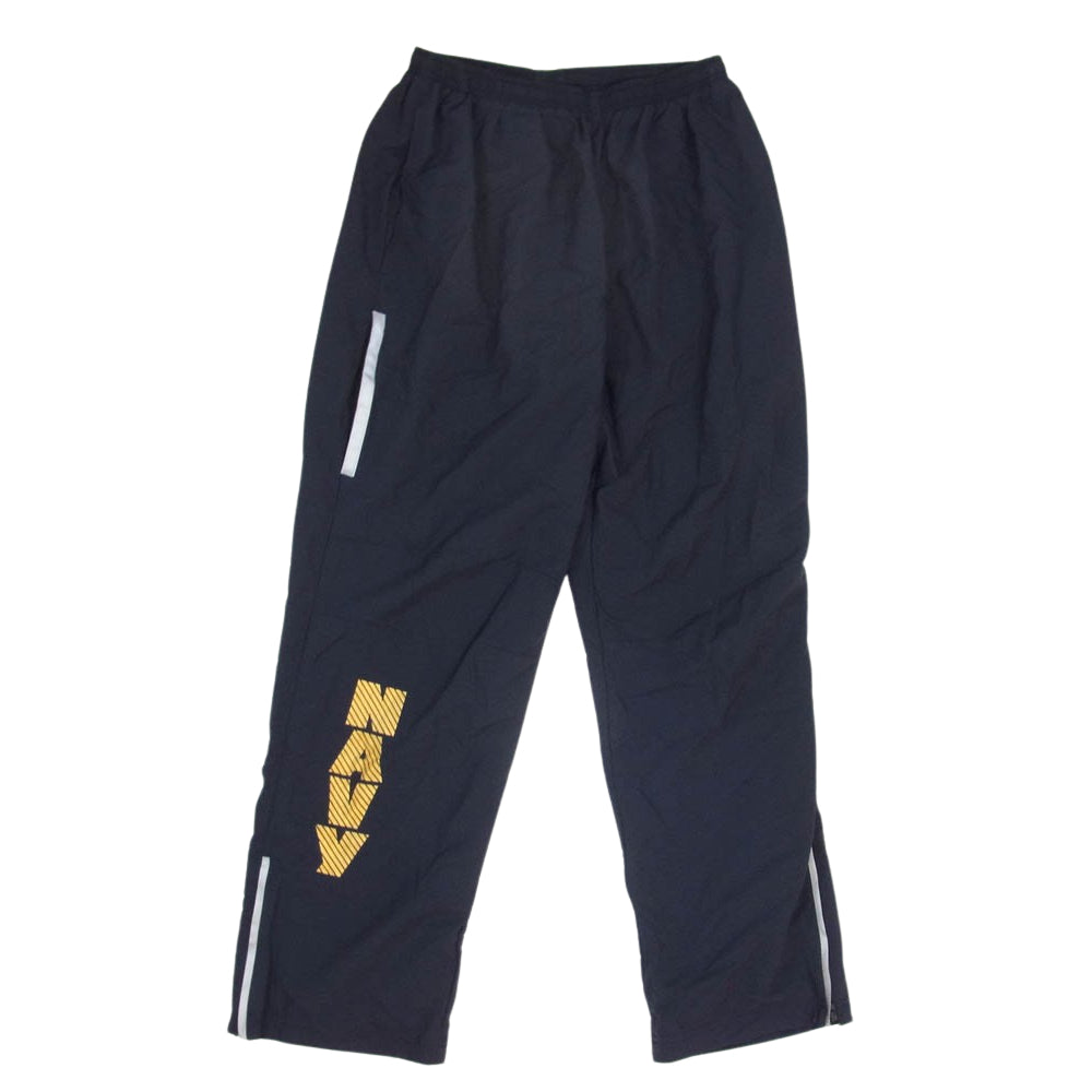 ユーエス ネイビー 米軍 米海軍 Physical Fitness ランニング パンツ ネイビー系 S【美品】【中古】