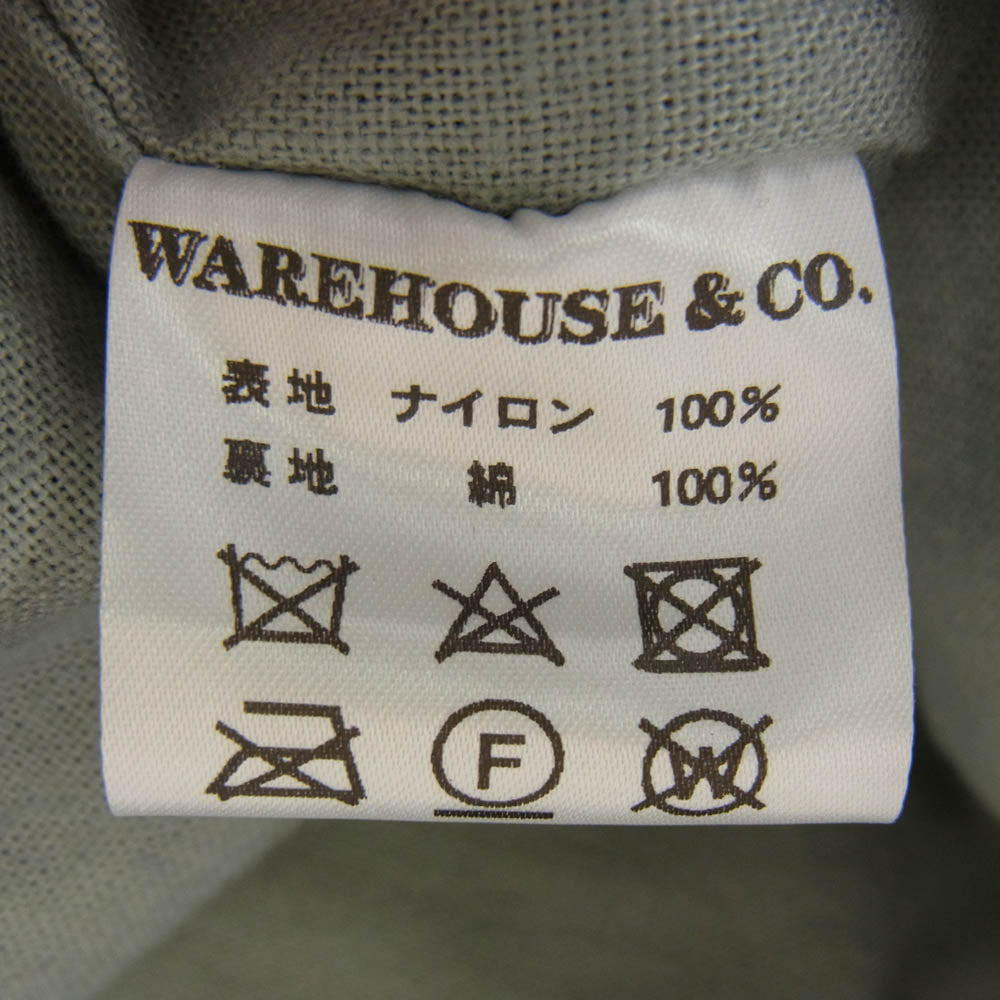 WAREHOUSE ウエアハウス 2170 COACH JACKET コーチ ジャケット 無地 ネイビー系 M【極上美品】【中古】