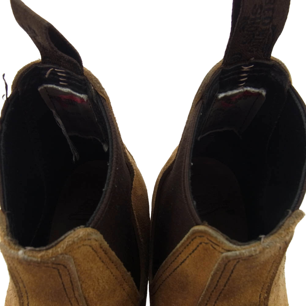 RED WING レッドウィング 3192 CLASSIC CHELSEA HAWTHORNE  クラシックチェルシー ワーク サイドゴア ブーツ ホーソーン ライトブラウン系 7 1/2 D【中古】
