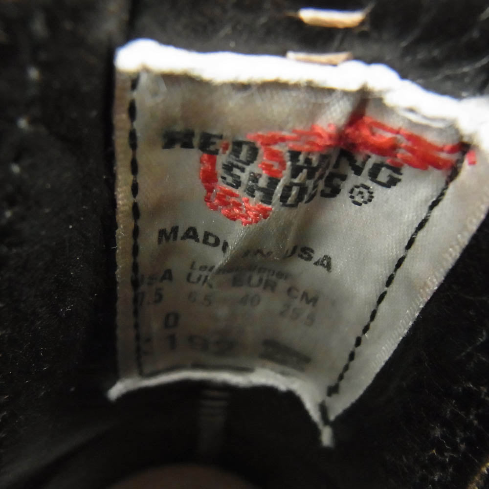 RED WING レッドウィング 3192 CLASSIC CHELSEA HAWTHORNE  クラシックチェルシー ワーク サイドゴア ブーツ ホーソーン ライトブラウン系 7 1/2 D【中古】