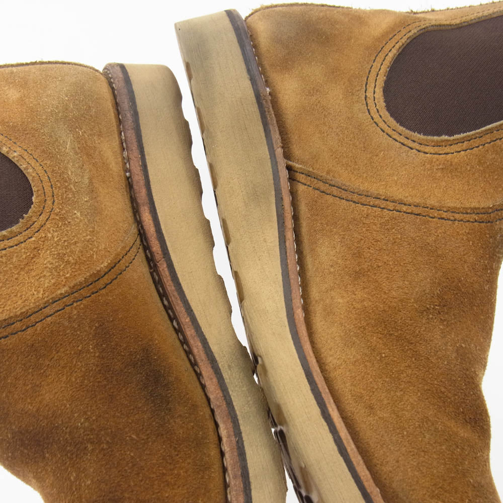 RED WING レッドウィング 3192 CLASSIC CHELSEA HAWTHORNE  クラシックチェルシー ワーク サイドゴア ブーツ ホーソーン ライトブラウン系 7 1/2 D【中古】
