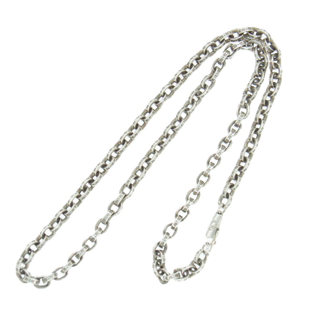 CHROME HEARTS クロムハーツ（原本無） PAPER CHAIN 18inch ペーパーチェーン 18インチ ネックレス シルバー系【中古】
