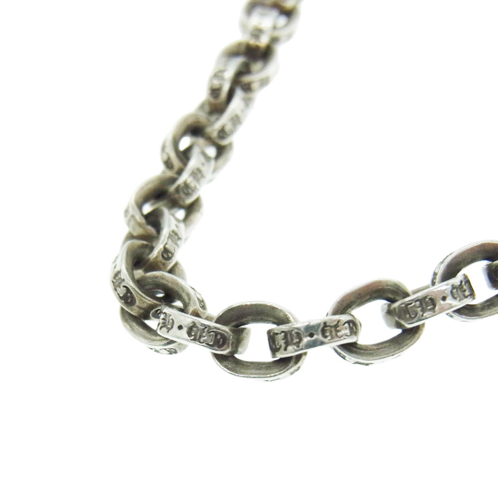 CHROME HEARTS クロムハーツ（原本無） PAPER CHAIN 18inch ペーパーチェーン 18インチ ネックレス シルバー系【中古】