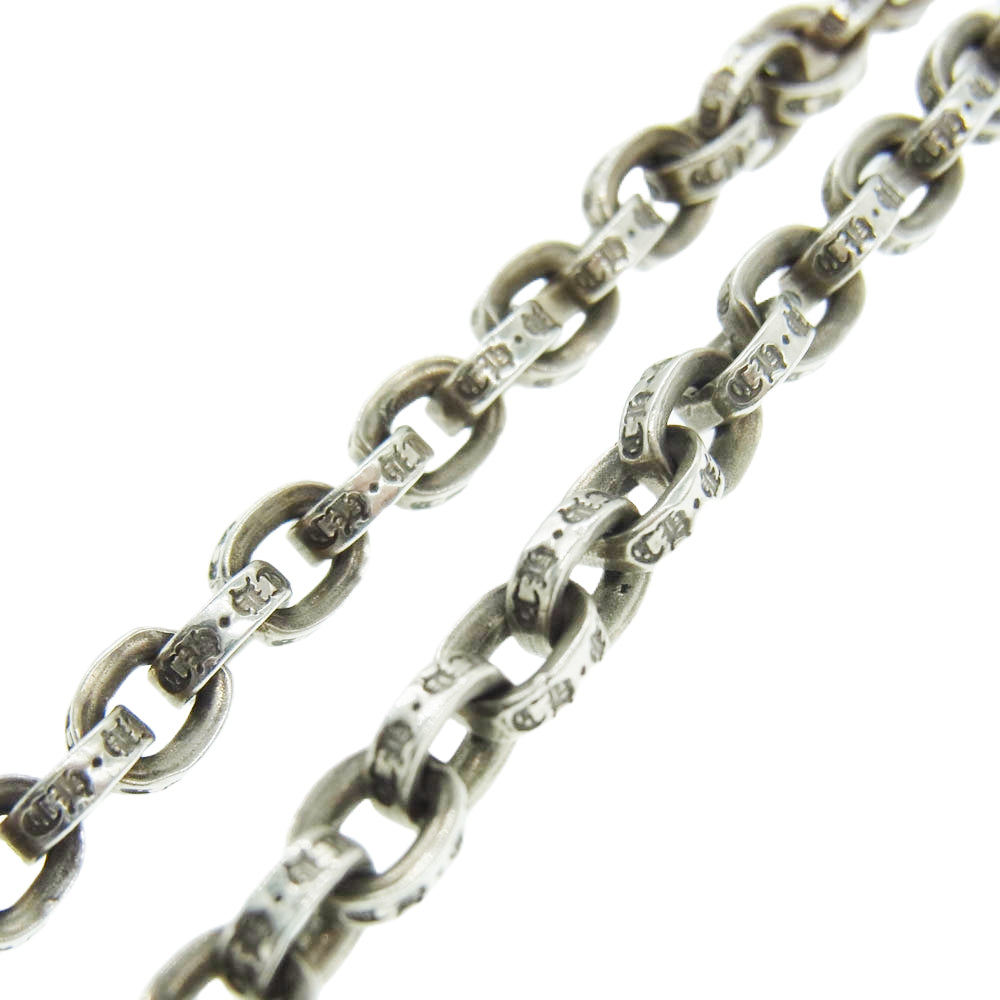 CHROME HEARTS クロムハーツ（原本無） PAPER CHAIN 18inch ペーパーチェーン 18インチ ネックレス シルバー系【中古】