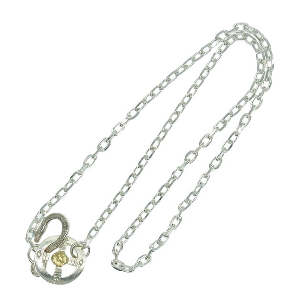 TADY&KING タディアンドキング イーグルフック ＆ レギュラーホイール GPイーグル付 45cm 太角 チェーン シルバー系【美品】【中古】