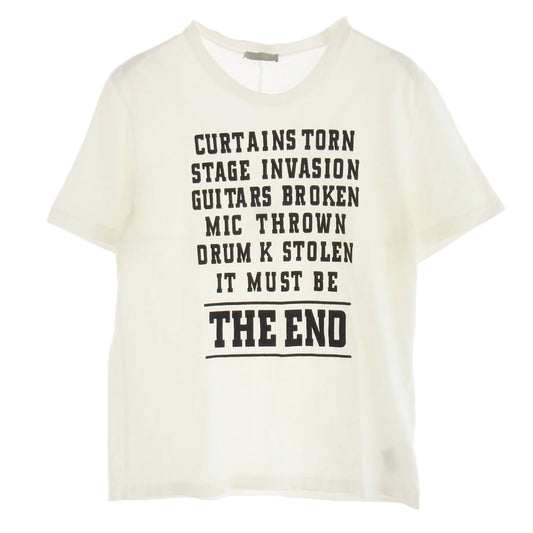 Dior ディオール 05AW 5HH3068805 THE END プリント 半袖 Tシャツ ホワイト系 M【中古】