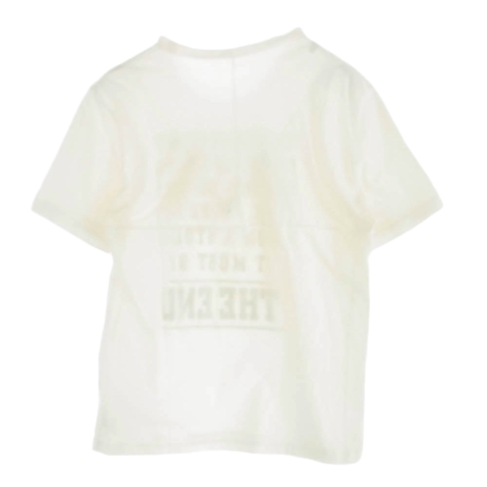Dior ディオール 05AW 5HH3068805 THE END プリント 半袖 Tシャツ ホワイト系 M【中古】