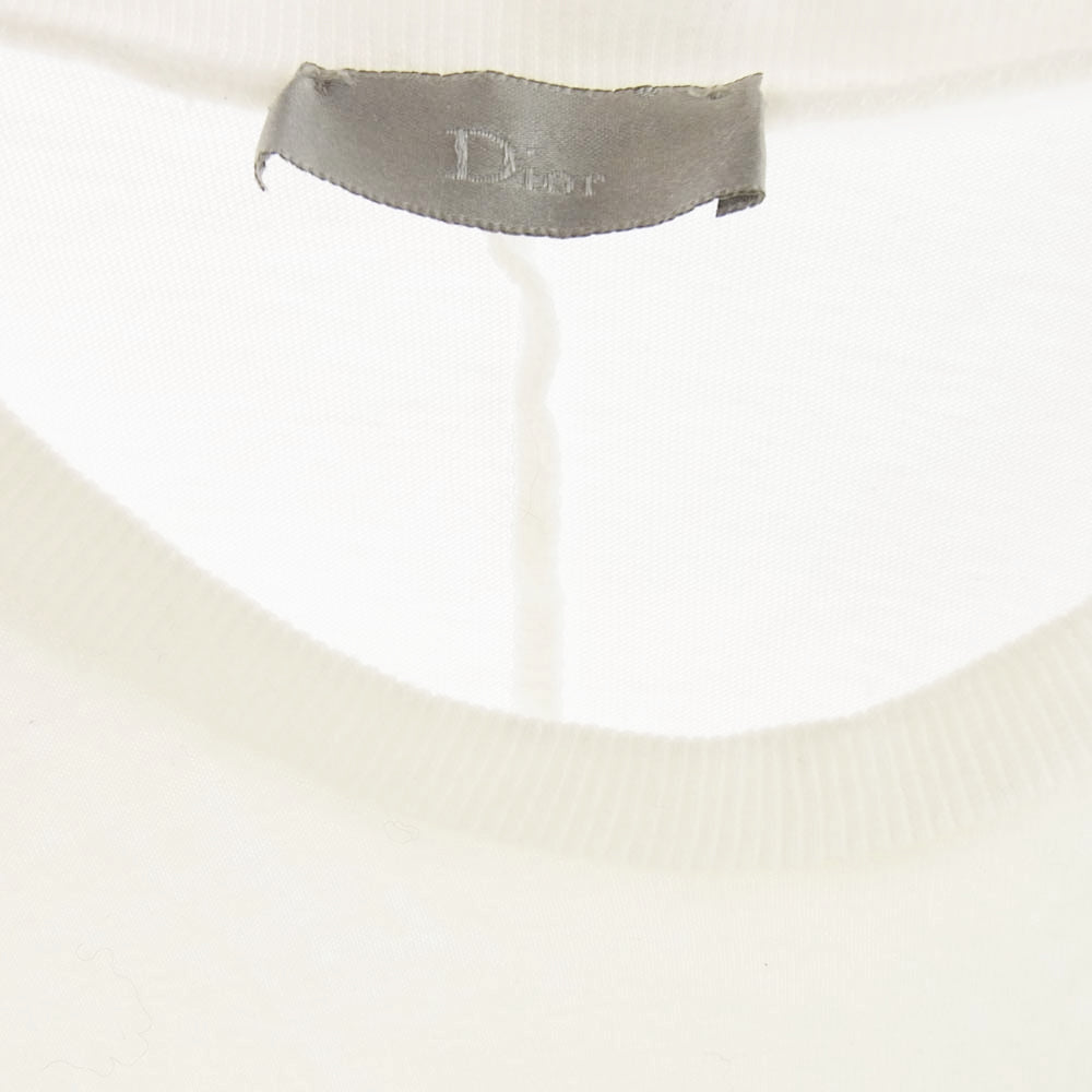 Dior ディオール 05AW 5HH3068805 THE END プリント 半袖 Tシャツ ホワイト系 M【中古】