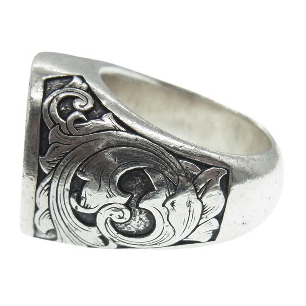 Gucho ガッチョ SIGNET RING w/ATELIER LOGO NOBEL EDITION 5thリミテッド シグネット リング シルバー系 15号【中古】