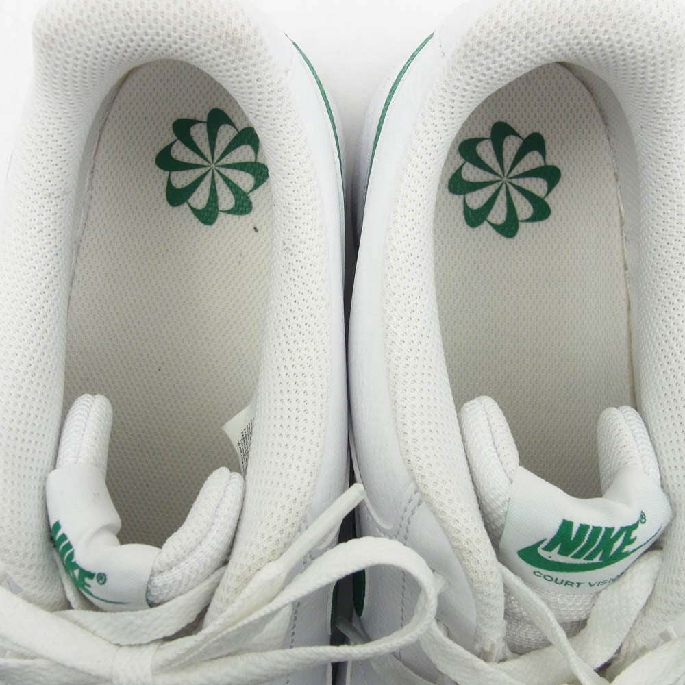 NIKE ナイキ DH2987-111 Court Vision Low Next Nature White Green コートビジョン ロー ネクストネイチャー ホワイト グリーン スニーカー ホワイト系 グリーン系 29cm【中古】