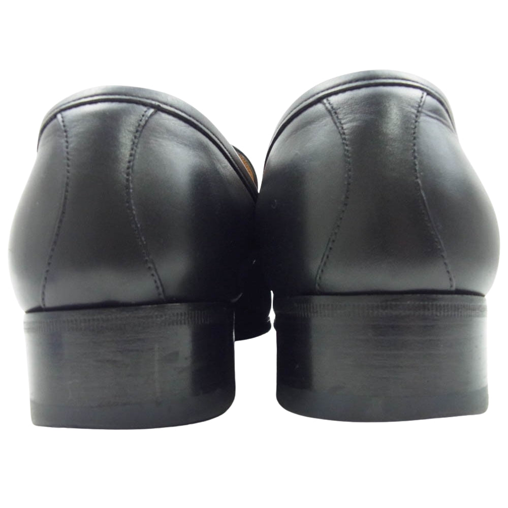 GUCCI グッチ 624720 ウェブ＆インターロッキングG付 タッセル ローファー ビジネス ドレスシューズ ブラック系 ブラック系 10【中古】