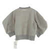 Sacai サカイ 25SS 25-07688 Sponge Sweat Pullover パフスリーブ スウェット シャツ グレー系 1【極上美品】【中古】