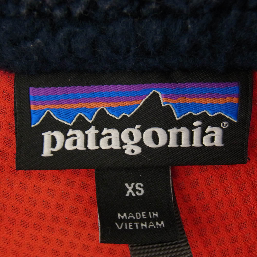 patagonia パタゴニア 23056 RETRO X JACKET レトロ フリース ジャケット ネイビー系 XS【中古】