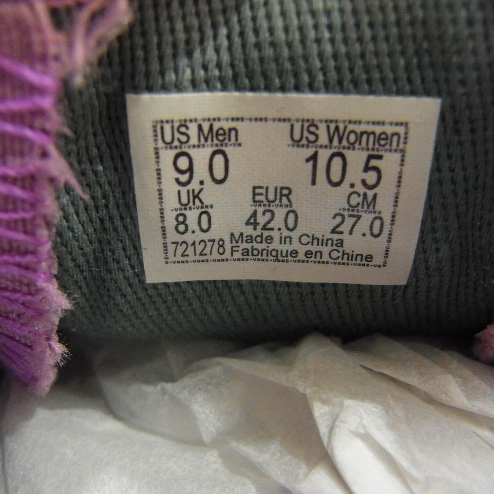 GUCCI グッチ 721278 × VANS バンズ OG Classic Slip-On スニーカー スリッポン マルチカラー系 27cm【新古品】【未使用】【中古】