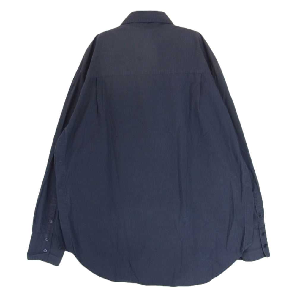 UNUSED アンユーズド US1501 コットン シャツ ネイビー系 2【中古】