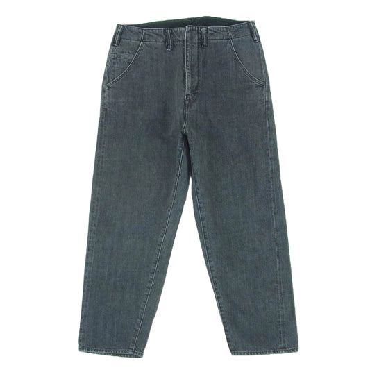 bukht ブフト BE-31804 コットン ワイド デニム パンツ 日本製 グレー系 S【中古】