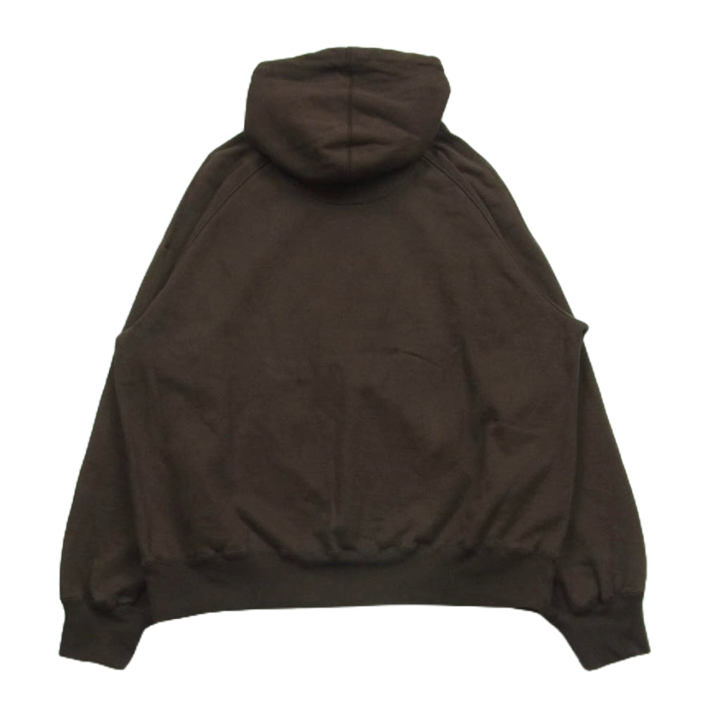 トーン 19AW TO-AW19-CLS02 コットン スウェット プルオーバ― パーカー 日本製 ブラウン系 3【中古】