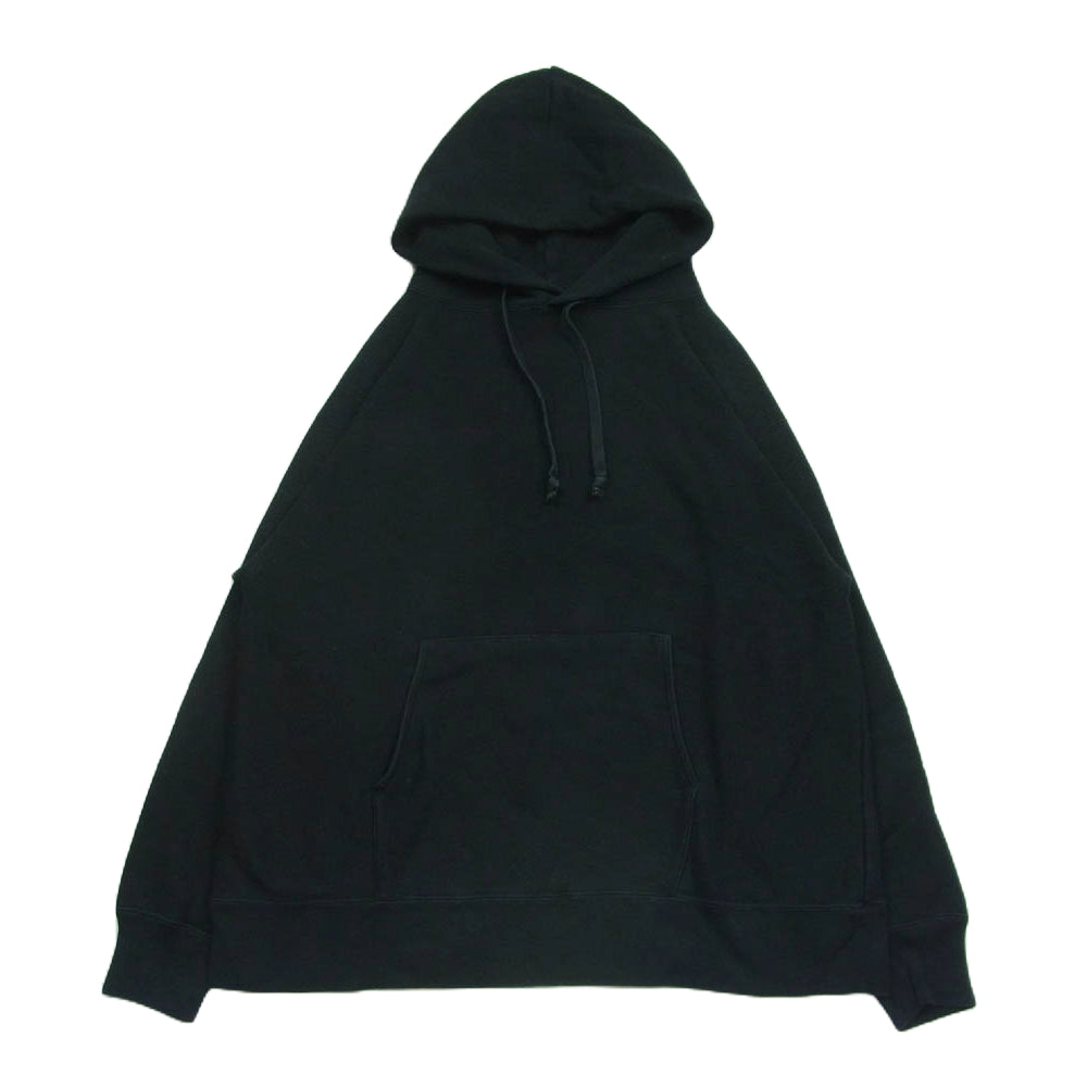 エルイー 19-070-053-0102 コットン プルオーバー パーカー 日本製 ブラック系 2【中古】
