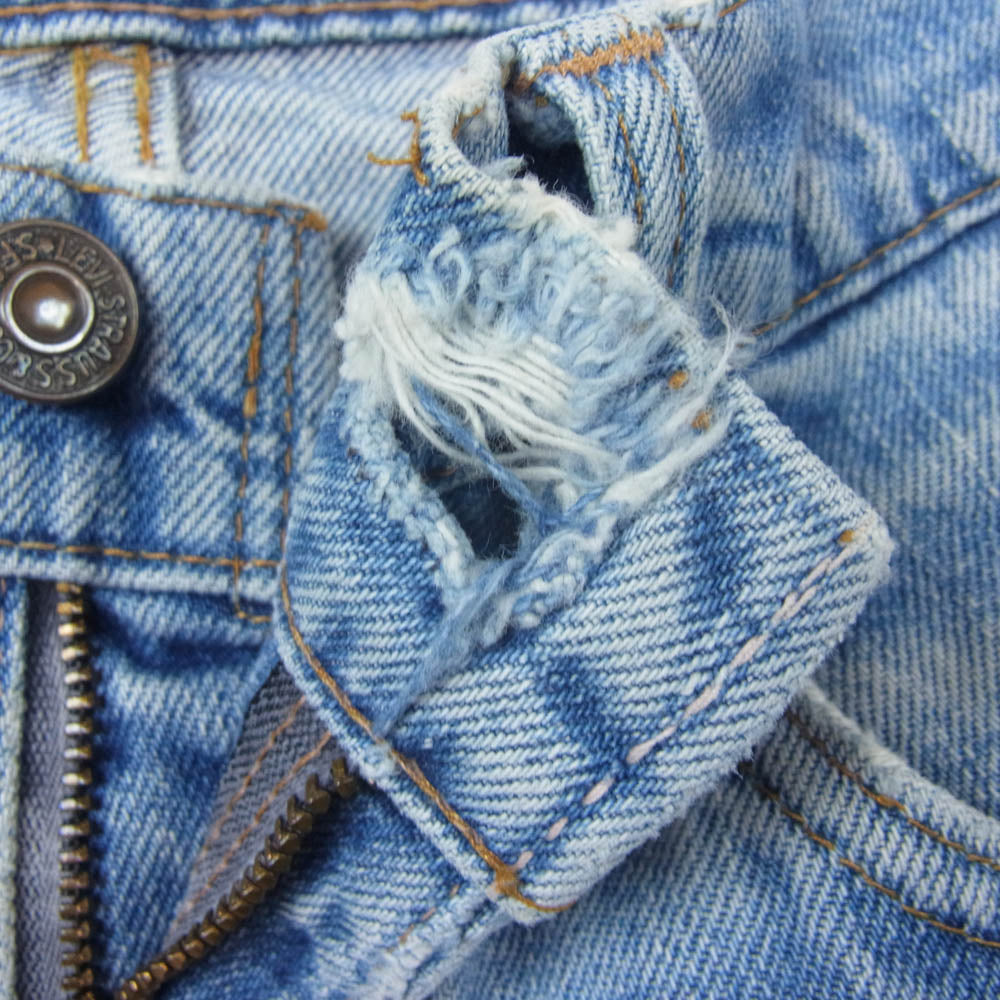 Levi's リーバイス ヴィンテージ 505 66前期 スモールe 刻印5 42TALON タブR デニム パンツ インディゴブルー系【中古】