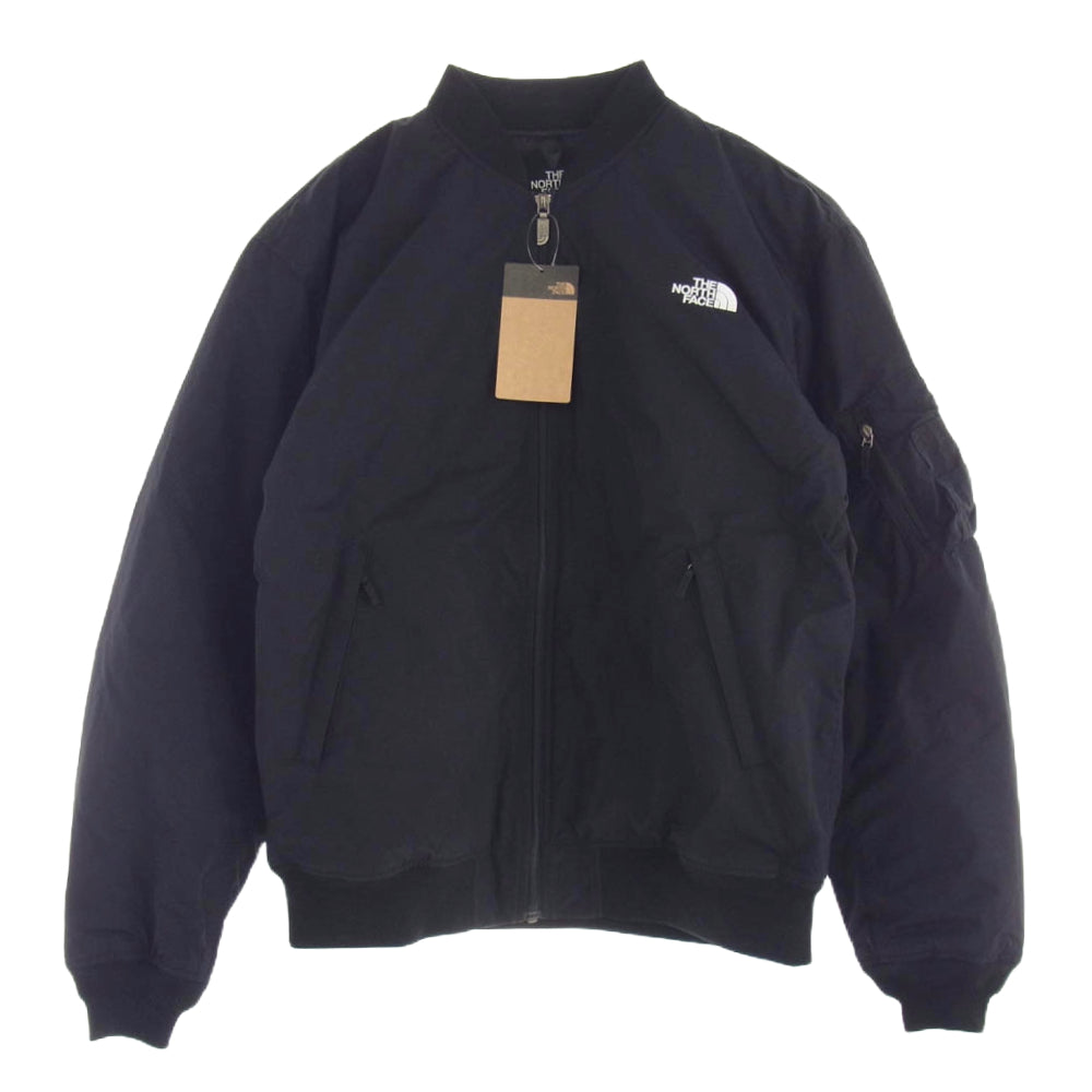 THE NORTH FACE ノースフェイス NY82452 Insulation Bomber Jacket インサレーション ボンバー ジャケット ブラック系 XL【美品】【中古】
