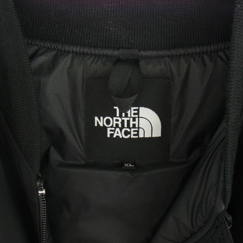 THE NORTH FACE ノースフェイス NY82452 Insulation Bomber Jacket インサレーション ボンバー ジャケット ブラック系 XL【美品】【中古】