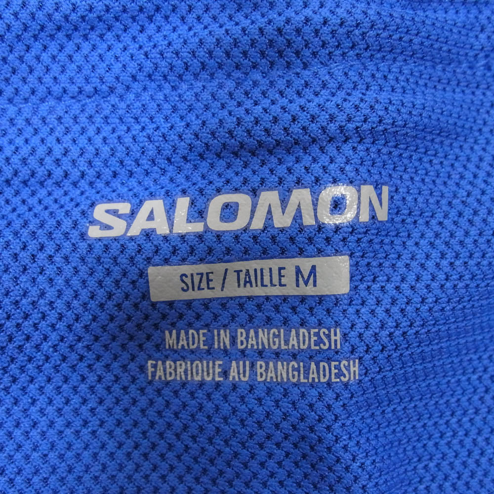 salomon サロモン LC21370000 CROSS 7 クロス7 SHORTS NO L M ランニング ショート パンツ ブルー系 M【新古品】【未使用】【中古】
