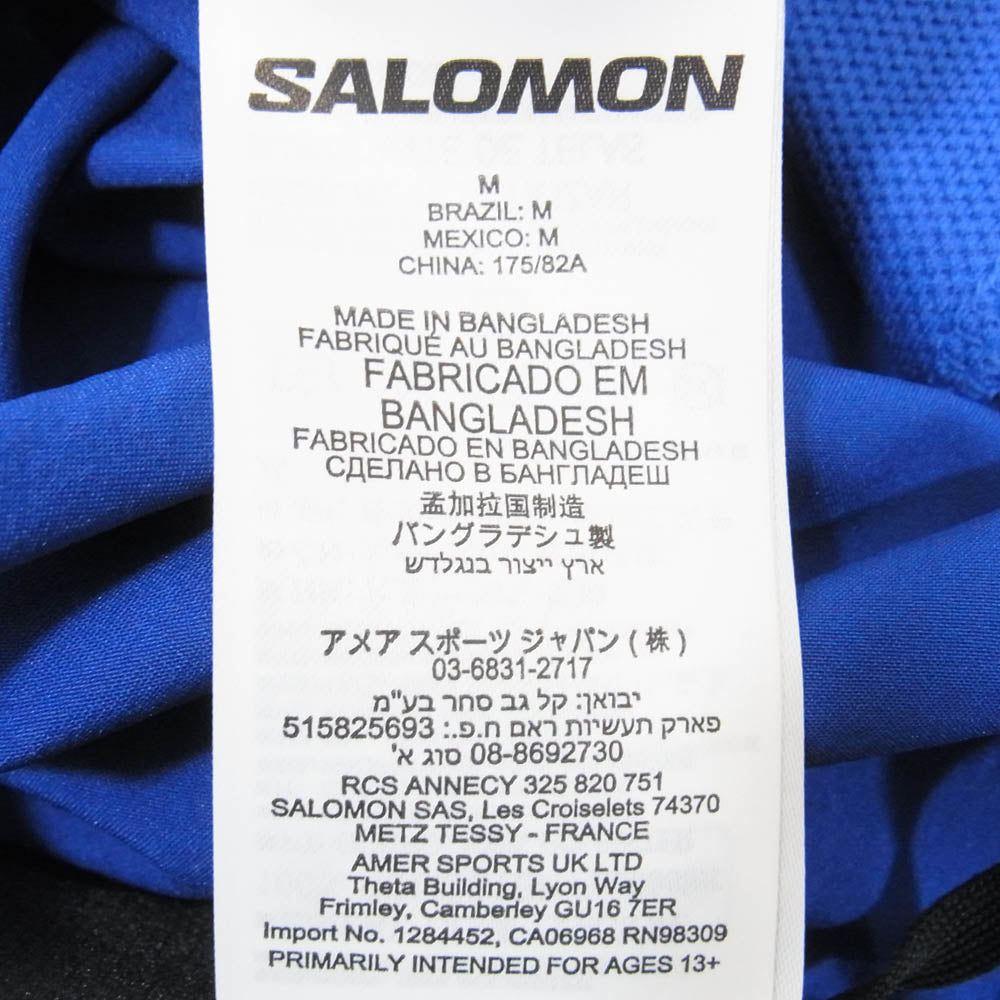 salomon サロモン LC21370000 CROSS 7 クロス7 SHORTS NO L M ランニング ショート パンツ ブルー系 M【新古品】【未使用】【中古】