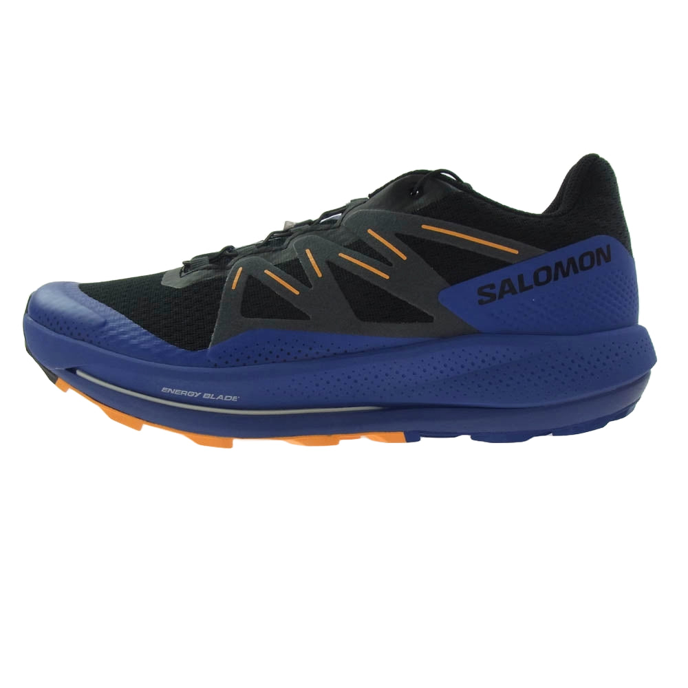 salomon サロモン 416032 PULSAR TRAIL パルサートレイル ローカット スニーカー ブラック系 ブルー系 27cm【極上美品】【中古】