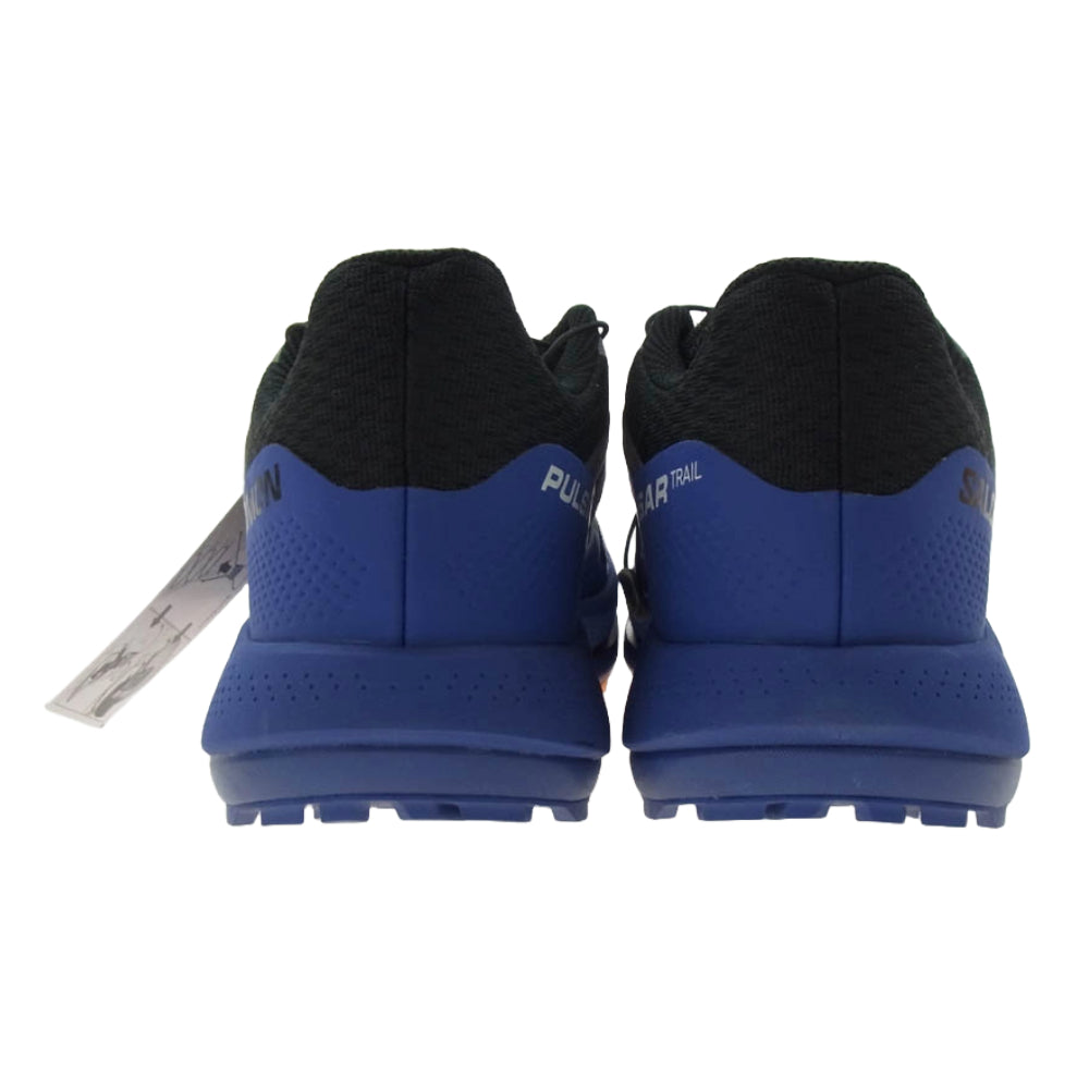 salomon サロモン 416032 PULSAR TRAIL パルサートレイル ローカット スニーカー ブラック系 ブルー系 27cm【極上美品】【中古】