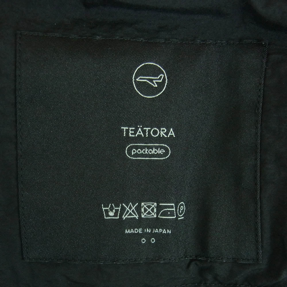 TEATORA テアトラ TT-004-P WALLET PANTS PACKABLE ウォレット パンツ パッカブル ナイロン 日本製 ブラック系 2【中古】