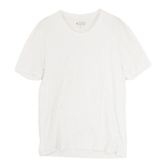 MAISON MARTIN MARGIELA メゾンマルタンマルジェラ 13SS S30GC0434 S22196 10ライン スタッフインターナショナルタグ クルーネック Tシャツ 半袖 カットソー ホワイト系 50【中古】