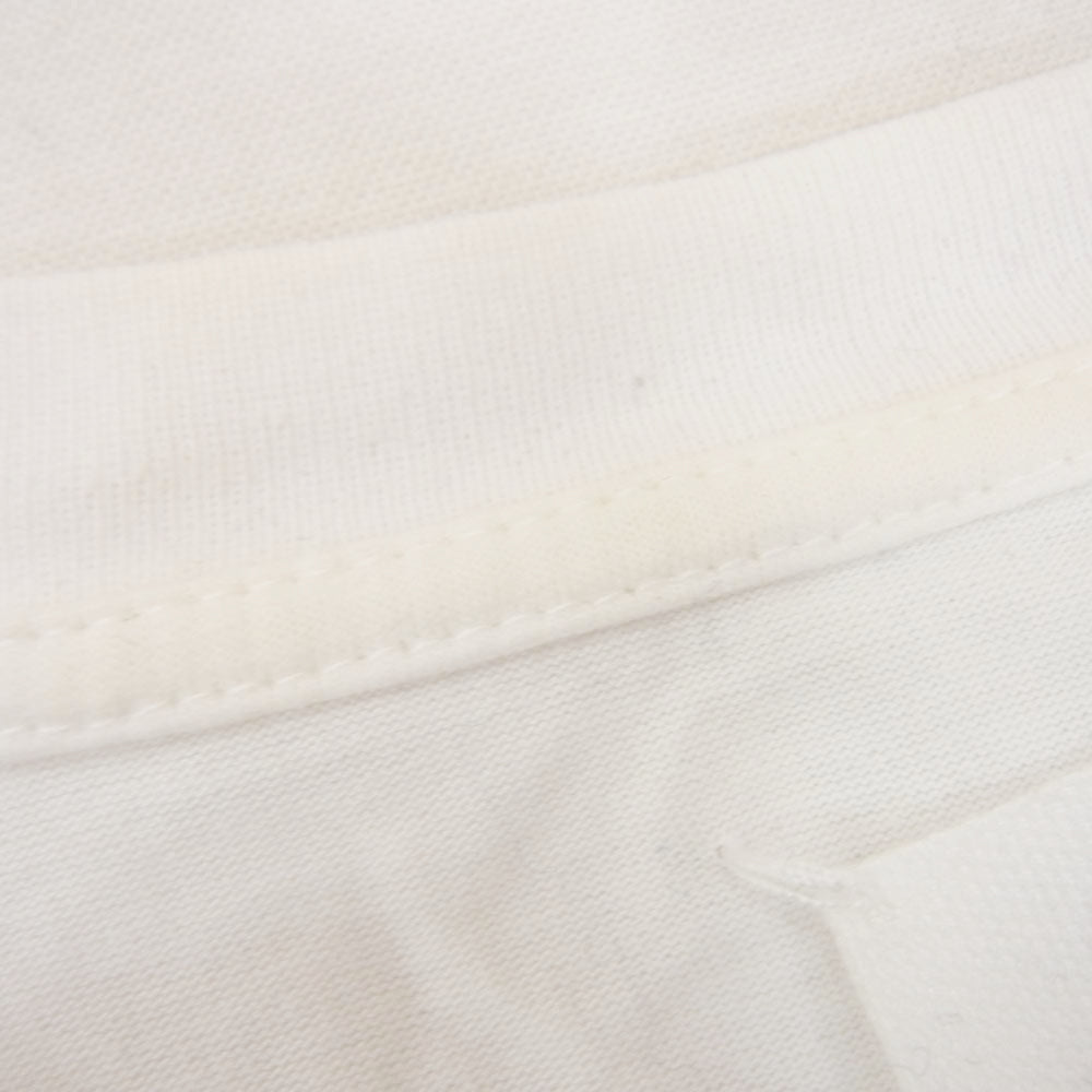 MAISON MARTIN MARGIELA メゾンマルタンマルジェラ 13SS S30GC0434 S22196 10ライン スタッフインターナショナルタグ クルーネック Tシャツ 半袖 カットソー ホワイト系 50【中古】
