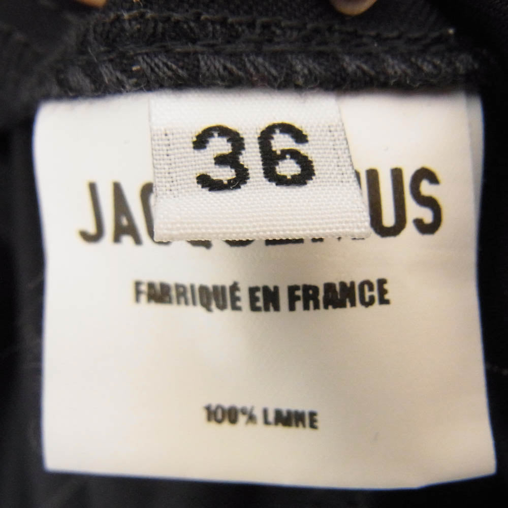 ジャックムス OLD チェック柄 半袖 ワンピース ネイビー系 36【中古】