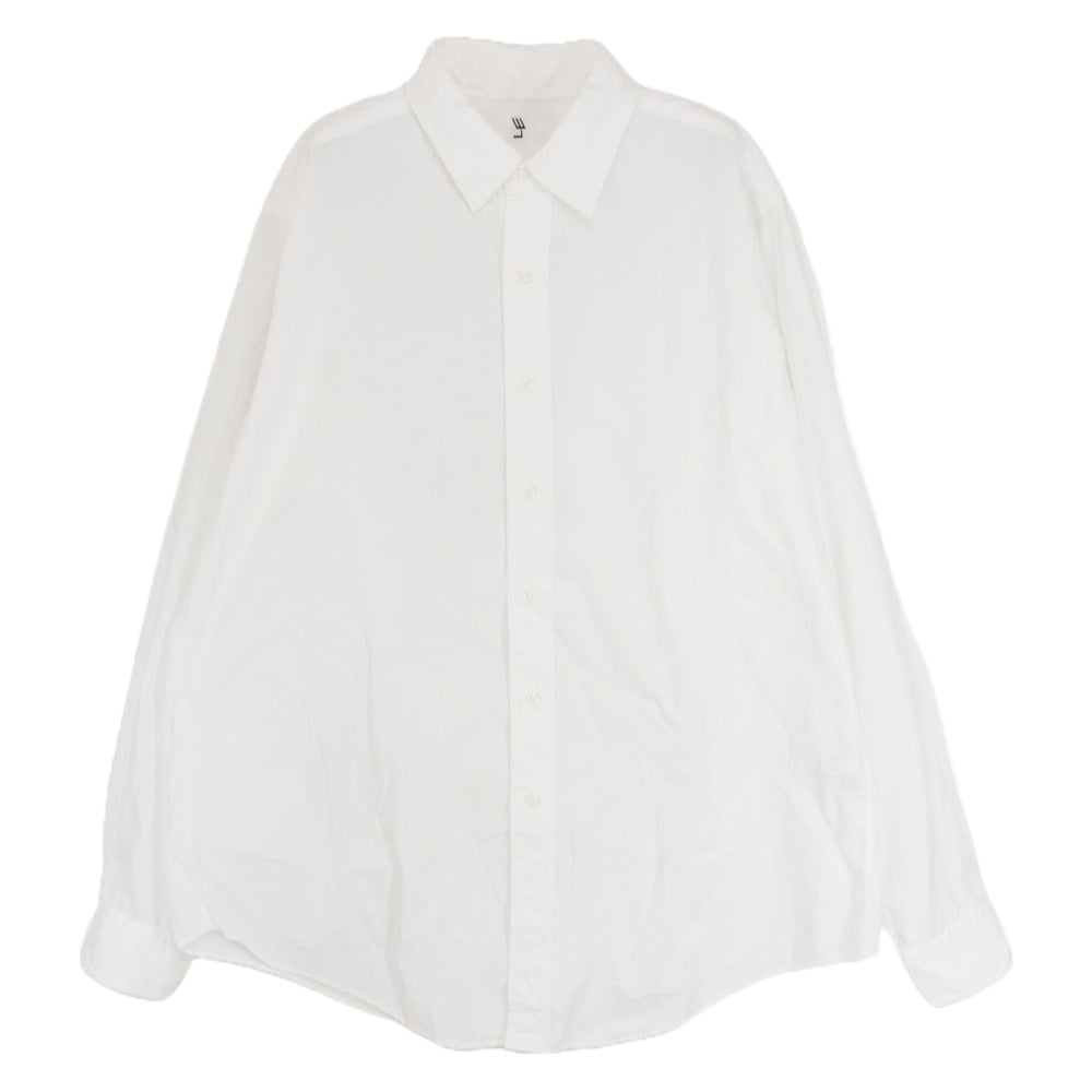 レショップ EY40 LE エルイー Wide Regular Shirts レギュラーカラー シャツ 長袖 ホワイト系 2【中古】