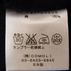 COMOLI コモリ 16SS 101-05005 ボートネック ポケット付き 半袖 Tシャツ ネイビー系 1【中古】