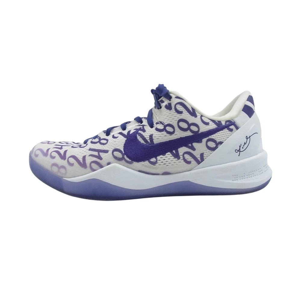NIKE ナイキ FQ3549-100 Kobe 8 Protro Court Purple コービー8 プロトロ コートパープル スニーカー ホワイト系 パープル系 27cm【中古】