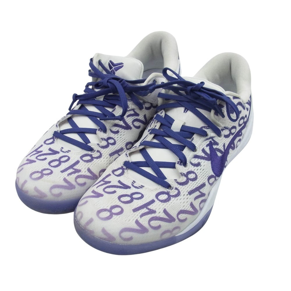 NIKE ナイキ FQ3549-100 Kobe 8 Protro Court Purple コービー8 プロトロ コートパープル スニーカー ホワイト系 パープル系 27cm【中古】