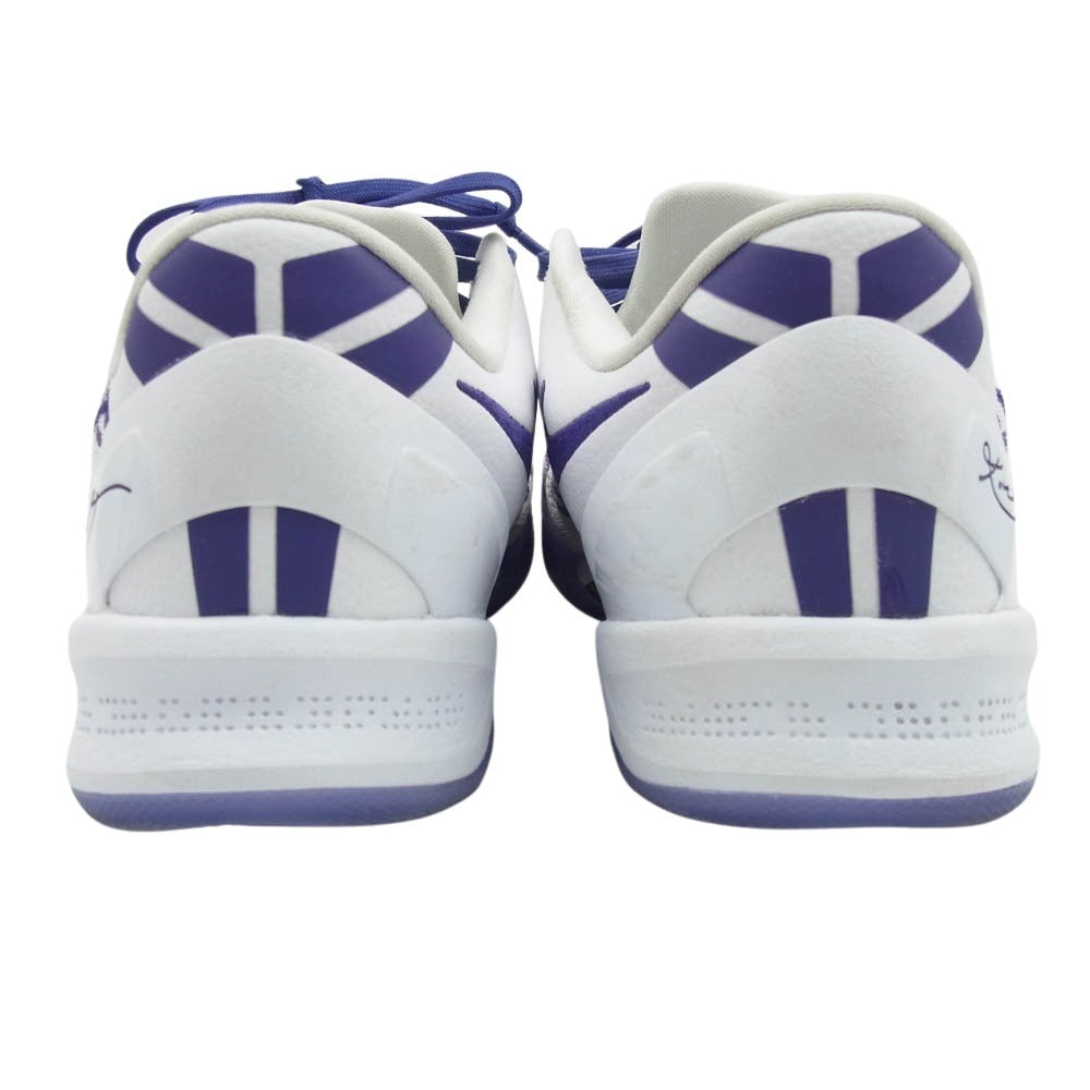 NIKE ナイキ FQ3549-100 Kobe 8 Protro Court Purple コービー8 プロトロ コートパープル スニーカー ホワイト系 パープル系 27cm【中古】