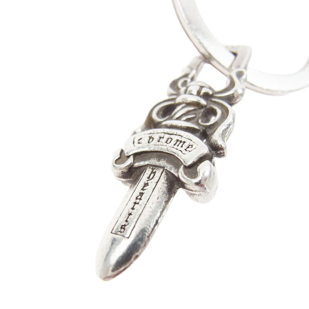 CHROME HEARTS クロムハーツ（原本無） CLP CHN CLASSIC-L ロング クラシックリンク クリップ キーチェーン シルバー系【中古】
