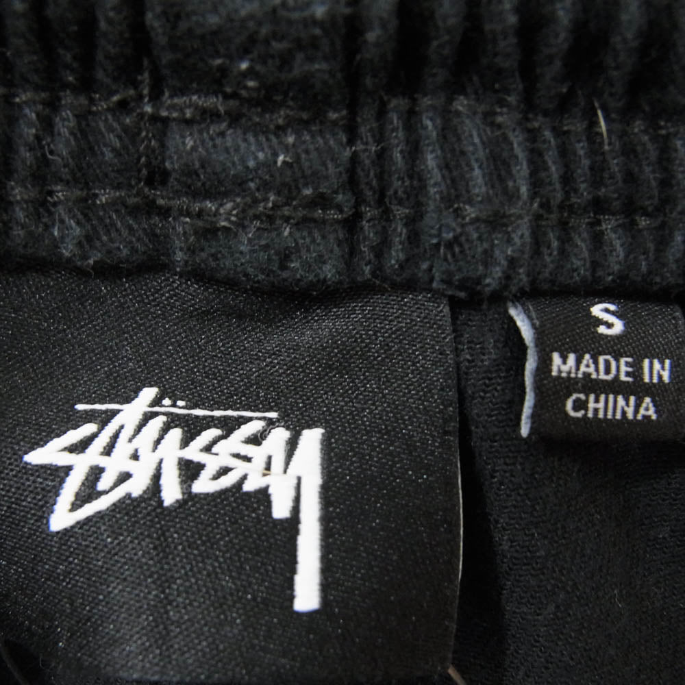 STUSSY ステューシー 116372 OG Brushed Beach Pant プラッシュド コットンツイル ビーチ パンツ ブラック系 S【中古】