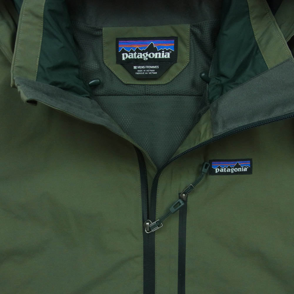 patagonia パタゴニア 27065 Windsweep Jacket ウィンドストッパー ジャケット ベトナム製 グリーン系 M【中古】