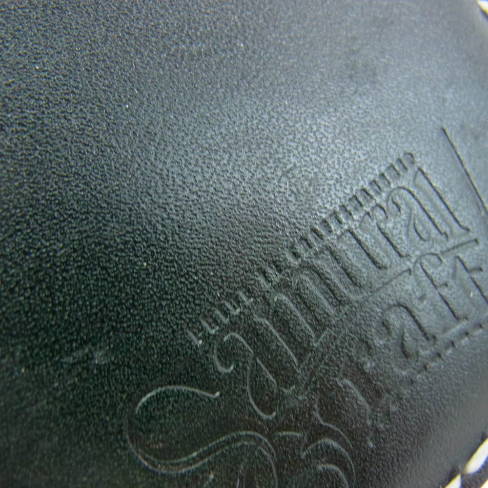 サムライクラフト レザー コンチョ 二つ折り 財布 ウォレット ブラック系【中古】