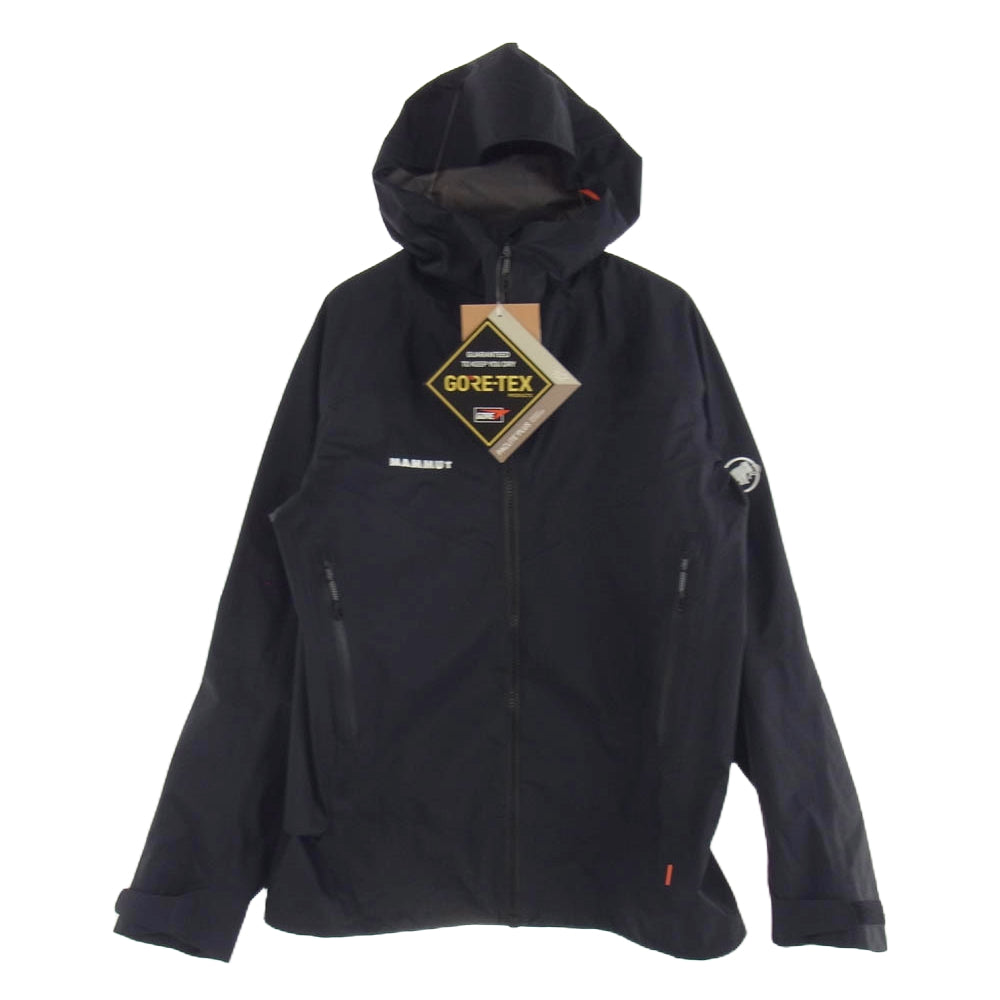 Mammut マムート 1010-29550 Crater Light Hooded Jacket GORE-TEX クレーターライトハードシェルフードジャケット ゴアテックス ブラック系 M【新古品】【未使用】【中古】