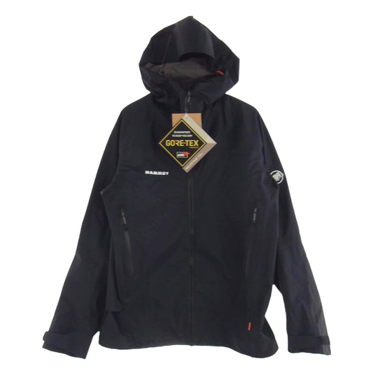 Mammut マムート 1010-29550 Crater Light Hooded Jacket GORE-TEX クレーターライトハードシェルフードジャケット ゴアテックス ブラック系 M【新古品】【未使用】【中古】