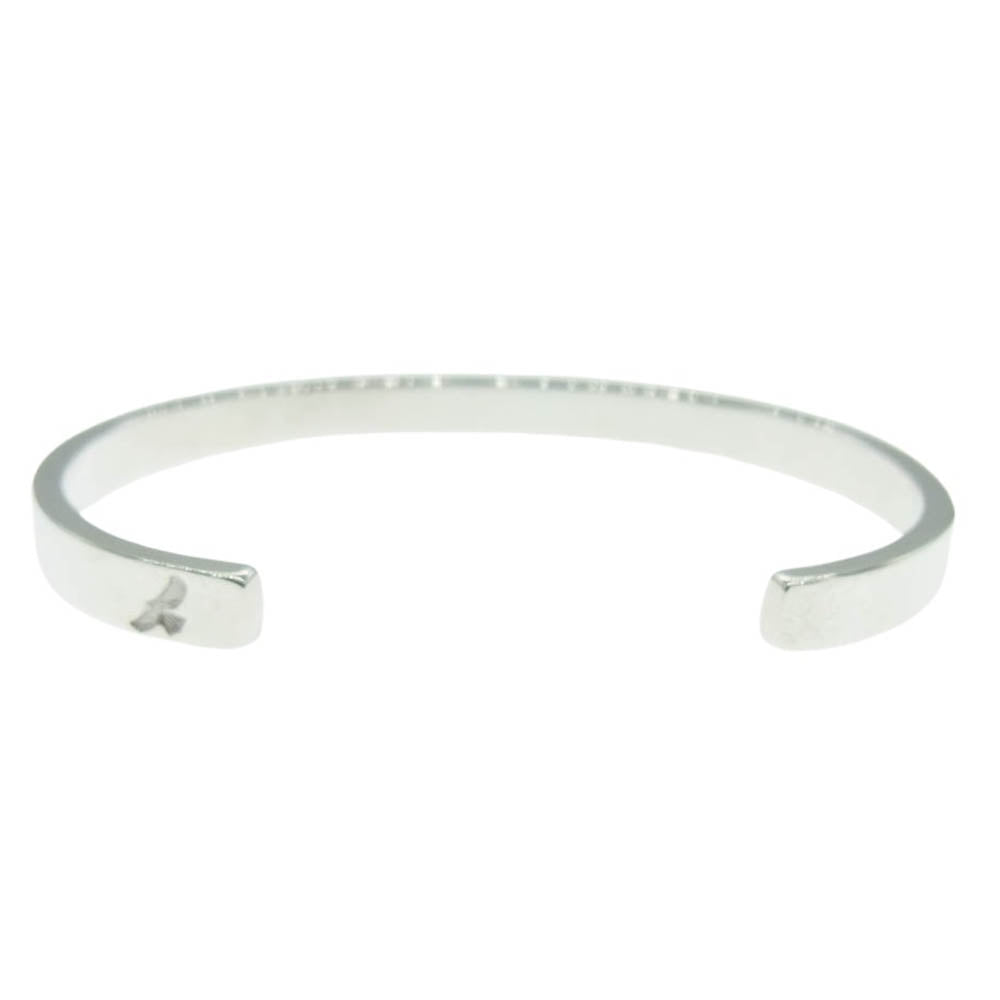 TARO WASHIMI ワシミタロウ 鷲見太郎 W-1ADB5M 販売証明カード付属 arabesque design 5mm bangle アラベスク バングル シルバー系【中古】