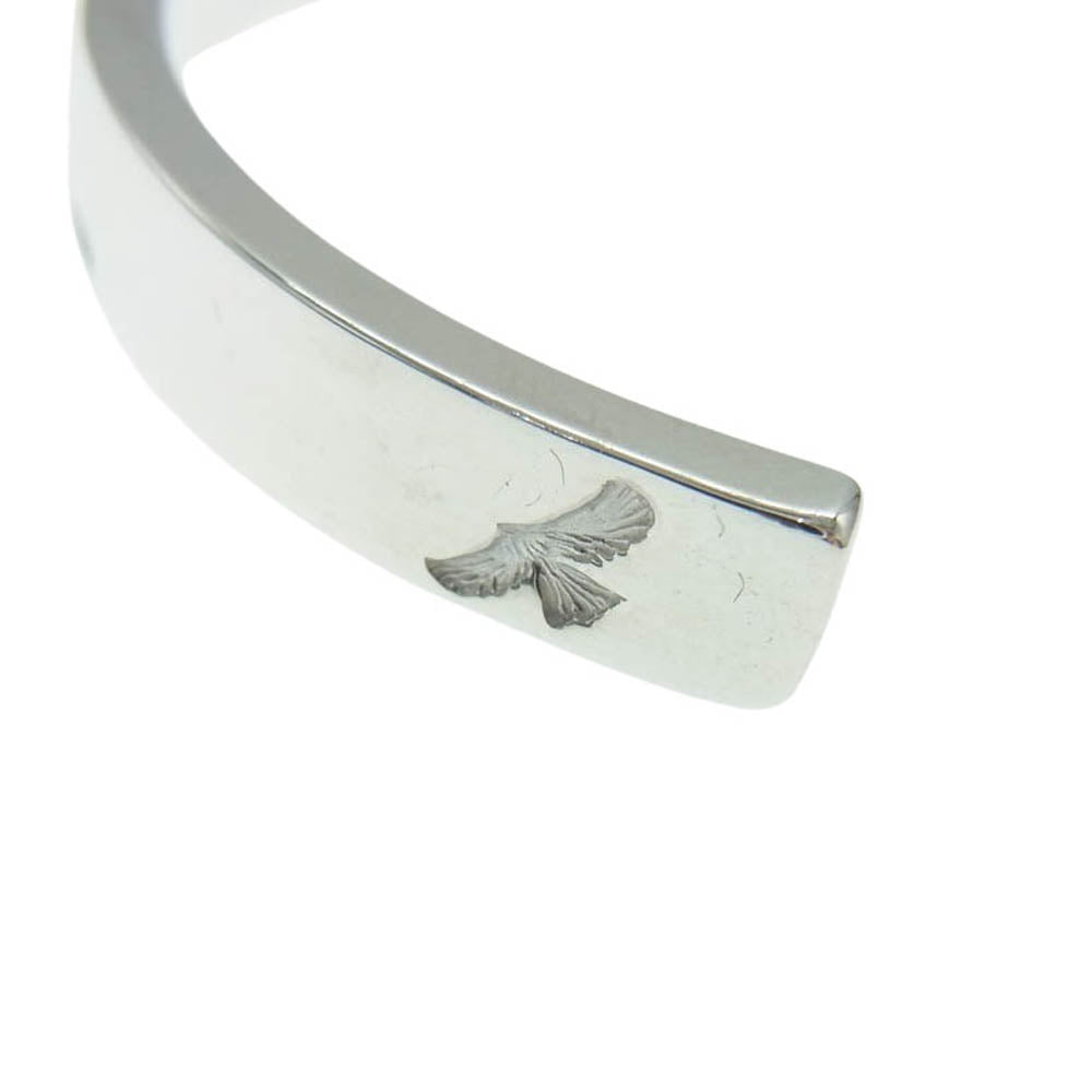 TARO WASHIMI ワシミタロウ 鷲見太郎 W-1ADB5M 販売証明カード付属 arabesque design 5mm bangle アラベスク バングル シルバー系【中古】