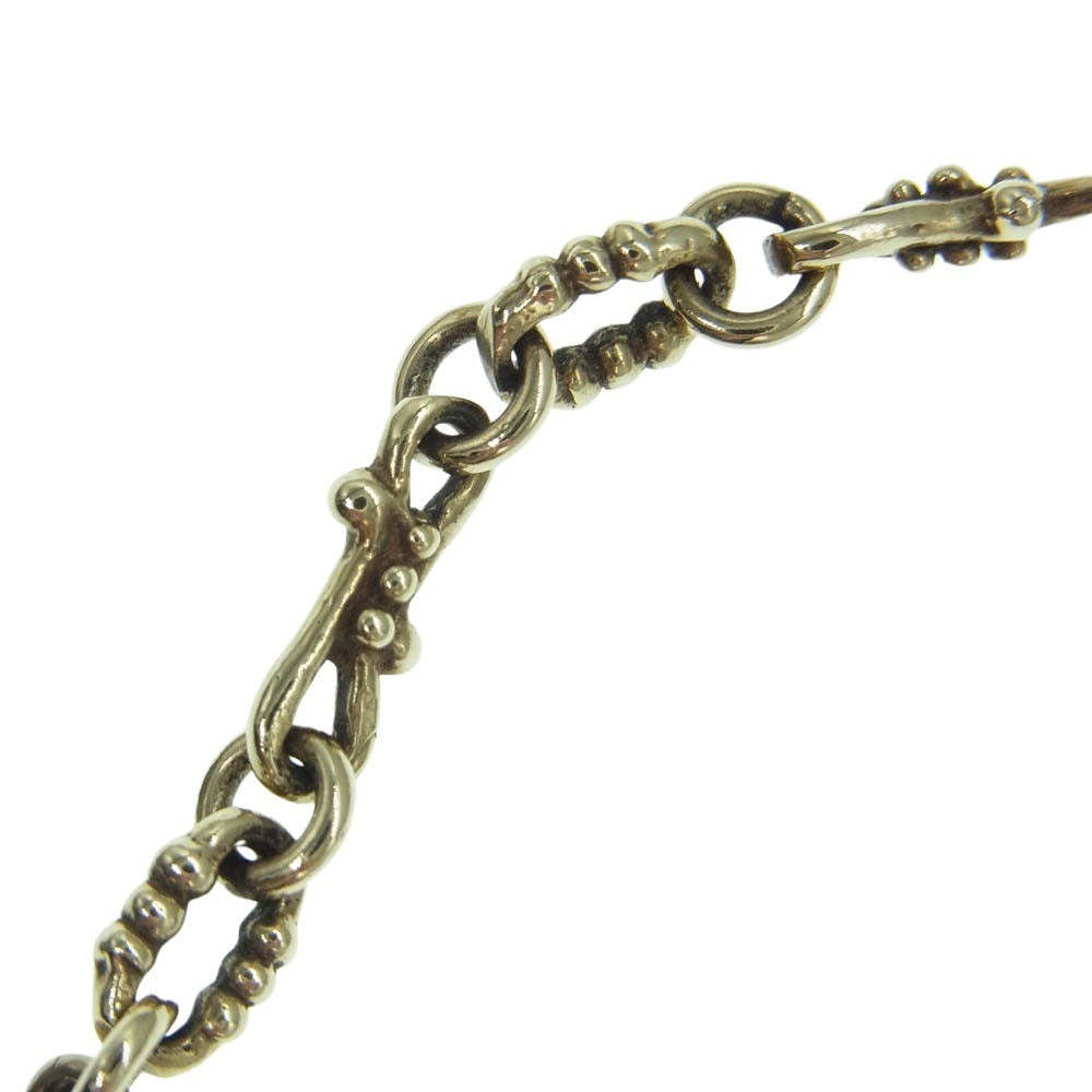 ROYAL ORDER ロイヤルオーダー 9KGB 006 販売証明カード付属 9K LULU CHAIN BRACELET ルル チェーン ブレスレット 7inch ゴールド系【美品】【中古】