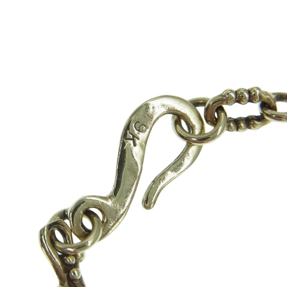 ROYAL ORDER ロイヤルオーダー 9KGB 006 販売証明カード付属 9K LULU CHAIN BRACELET ルル チェーン ブレスレット 7inch ゴールド系【美品】【中古】