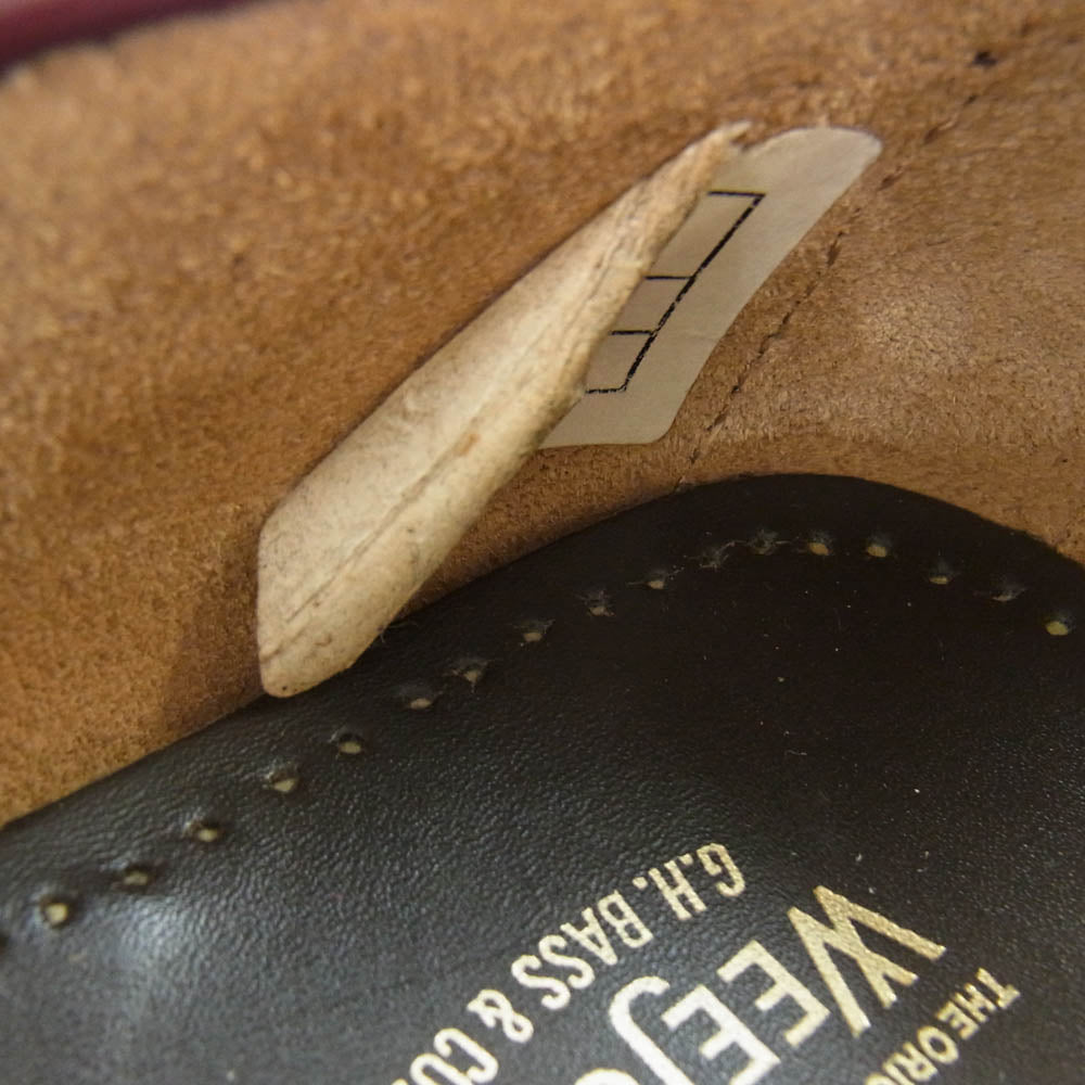 G.H.BASS & COMPANY ジーエイチバス BA41020 キルト タッセル ローファー レザーシューズ ダークブラウン系 22.5cm【中古】